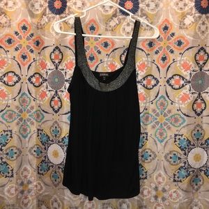 Black tank top